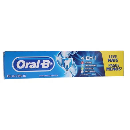 Creme dental oral-b 4 em 1 leve mais pague menos 180g 360-35