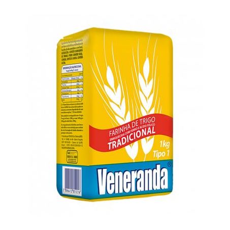Farinha de Trigo Veneranda Tradicional 1KG