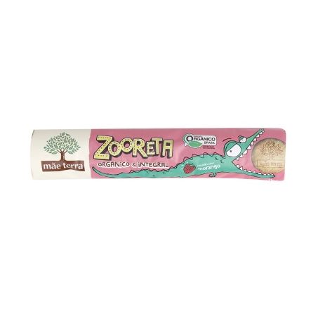 BISCOITO MÃE TERRA ORGÂNICO ZOORETA MORANGO 110G