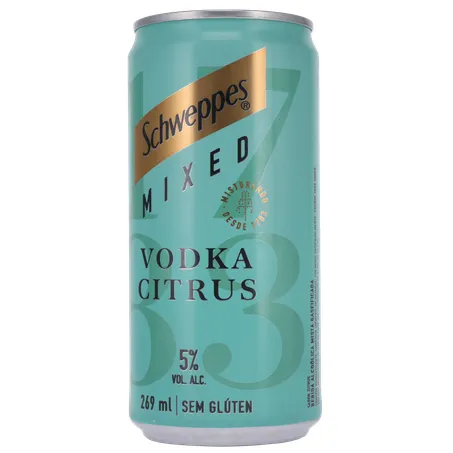 Bebida Schweppes Mixed Vodka & Citrus Lata 269ml | GB Mix
