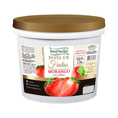 PASTA FRUTAS BOM PRINCIPIO 2.5KG MORANGO