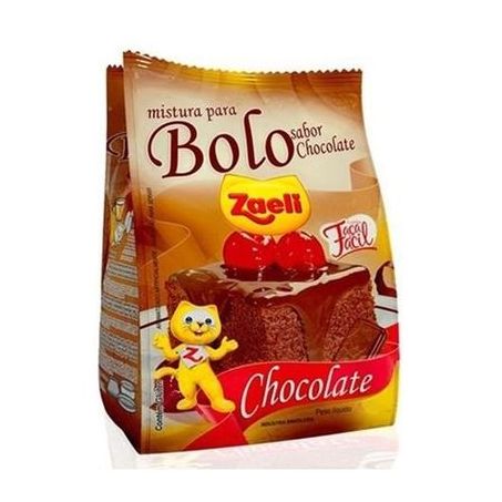Mistura para bolo zaeli chocolate 450g