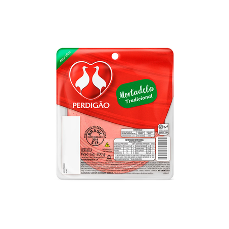 MORTADELA PERDIGAO 200G TRADICIONAL