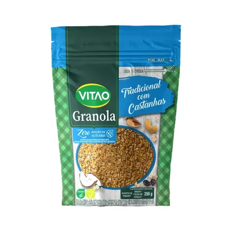 GRANOLA TRADICIONAL ZERO AÇÚCAR 250 G - VITAO