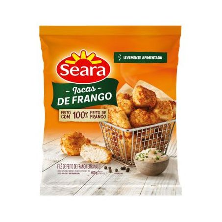Iscas de frango seara empan apimen 300g