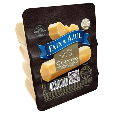 Queijo Parmesão Faixa Azul 195g - Cilindro