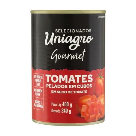 TOMATE UNIAGRO PELAD CUBOS 400G