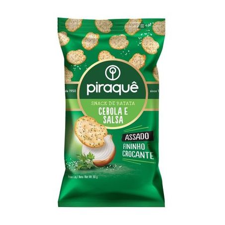 Snack de Batata Cebola E Salsa Piraquê Pacote 60G