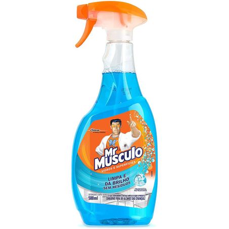 Limpa Vidros Mr Músculo Gatilho 500ml 
 