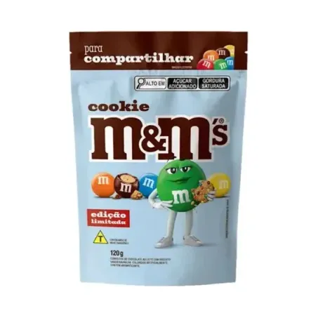 Chocolate Mms Cookie Pacote 120g 