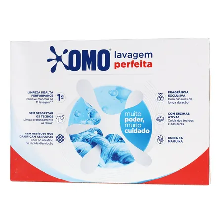 Lava Roupas em Pó Omo Lavagem Perfeita Caixa 400gr 360-19