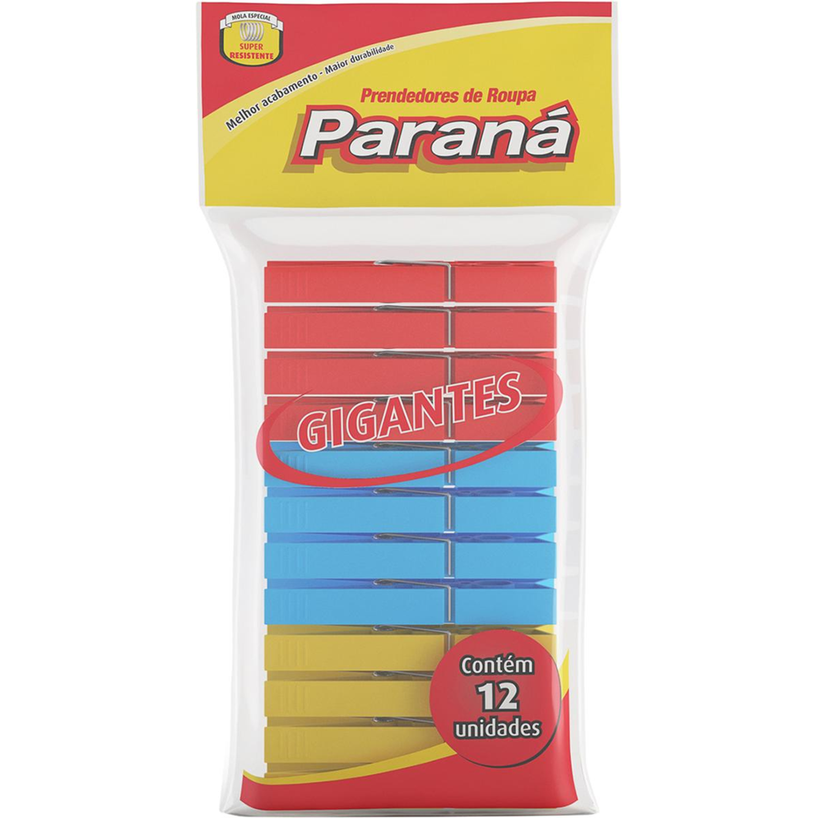 Prendedor para Roupa Paraná Gigante - Com 12 Prendedores