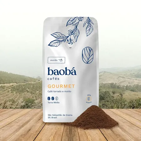 Baobá Café Gourmet 250G Torrado E Moído 360-1