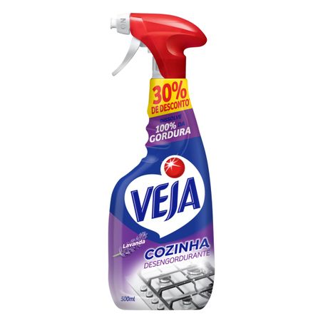 LIMPADOR DESENGORDURANTE VEJA LAVANDA PULVERIZADOR 500ML