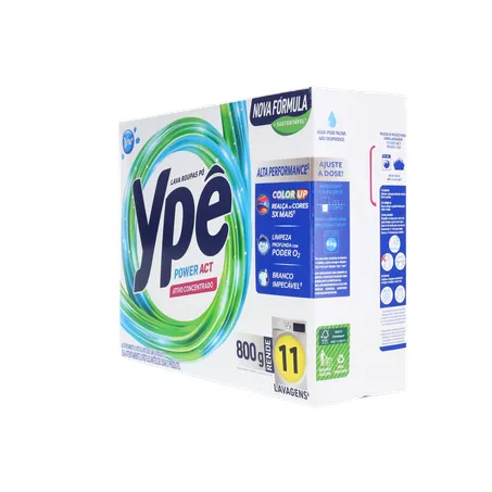 Detergente em Po Ype Power Act 800g 360-5