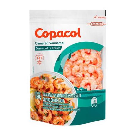 Camarao Copacol 380g Vannamei Congelado