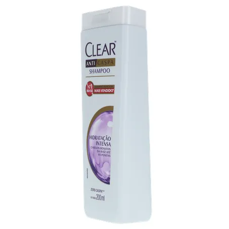 SHAMPOO ANTICASPA CLEAR HIDRATAÇÃO INTENSA 200ML 360-5