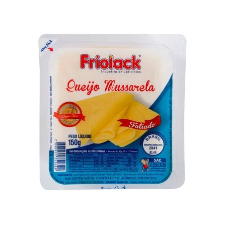 Queijo friolack mussarela 150g
