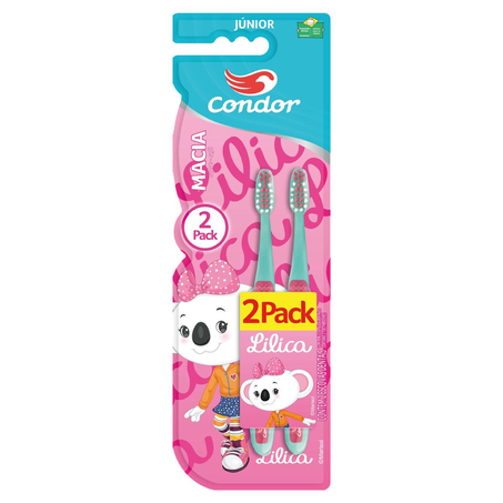 Escova Dental Condor Lilica Ripilica - Leve 2, Pague 1 Escova