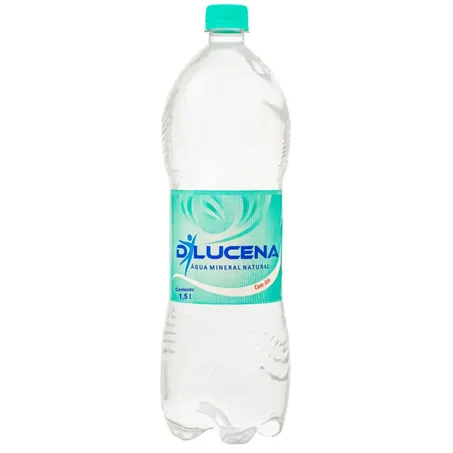 AGUA MINERAL DLUCENA 1,5L C/GAS