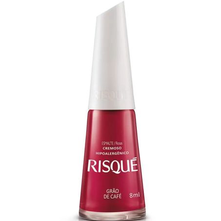 Esmalte risque grao de cafe 8ml