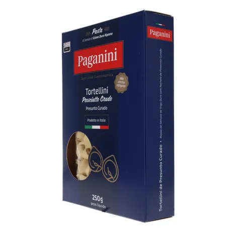Massa Tortellini Paganini Presunto Curado Caixa 250gr 360-5