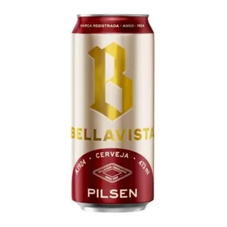 CERVEJA BELLAVISTA PILSEN LT 473 ML