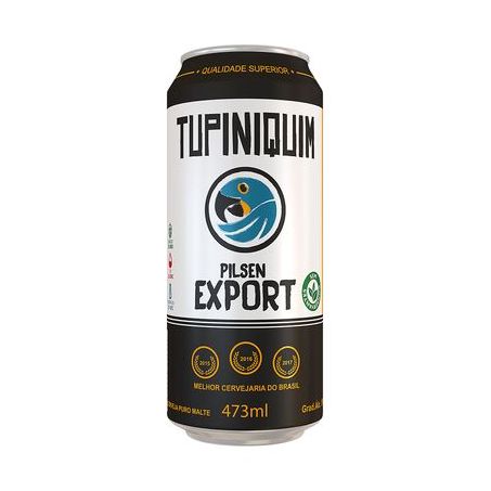 CERVEJA TUPINIQUIM 473ML PILSEN EXPORT 
