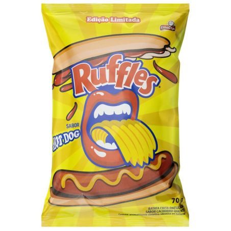 Elma chips ruffles 70g hot dog