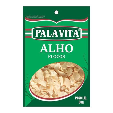 Alho Desidratado Em Flocos Palavita 30g