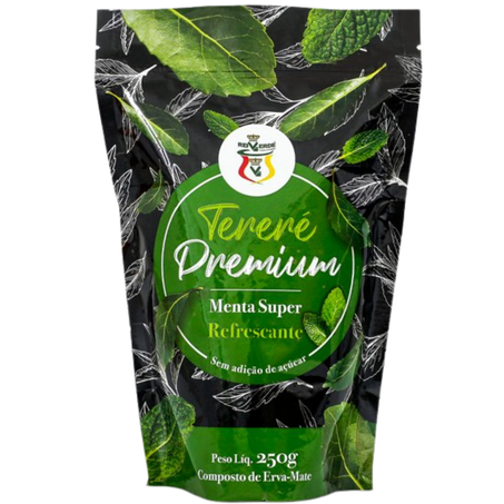 Erva mate rei verde 250g terere premium menta