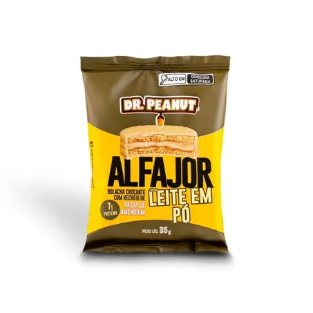 Alfajor Leite em Pó Dr Peanut 35g