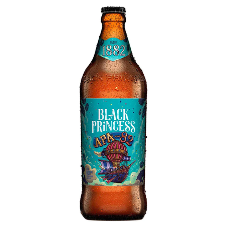 Cerveja Black Princess Apa 82 Garrafa 600Ml