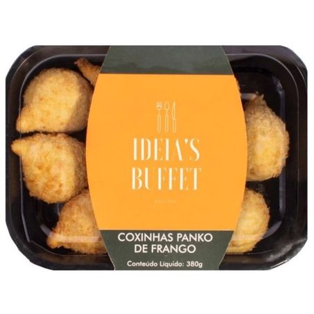 COXINHAS PANKO IDEIAS BUFFET CARNE FRANGO BANDEJA 380G