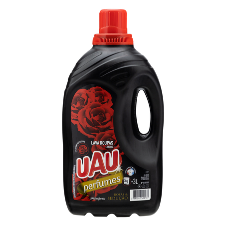Lava roupa uau rosas e sedução 3 litros