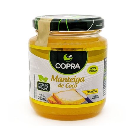 Manteiga Copra 200g Pote Coco