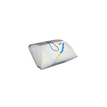 PASTA SANFONADA PLASTICA DUPLICADA 31 DIV FUME    