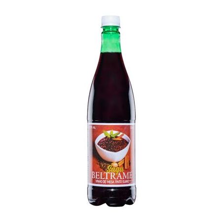 Vinho beltrame 1l tinto suave p/ sagu