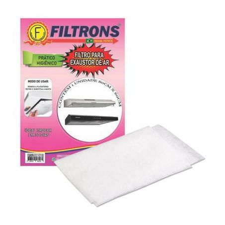 Filtro para exaustor de ar filtrons