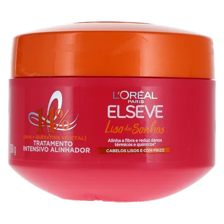 Creme De Tratamento Elseve Liso Dos Sonhos Aha + Queratina 300g 360-1
