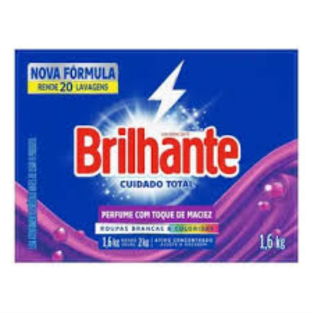 LAVA ROUPAS BRILHANTE 1.6KG DELIC TOTAL