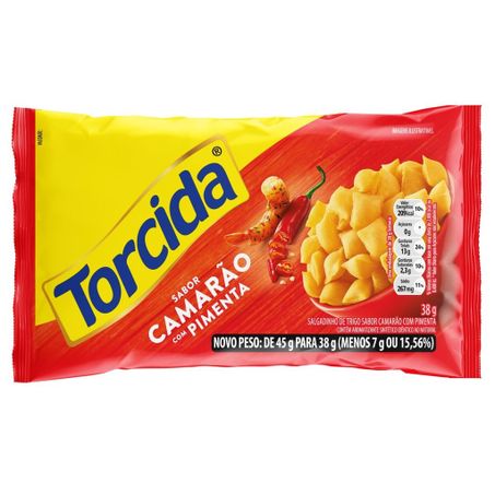 Salgadinho torcida 38g camarao pimenta
