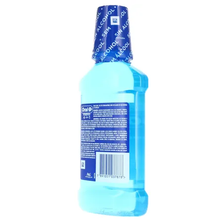 Enxaguatório Bucal Oral-b Menta Refrescante com Flúor Zero Álcool Frasco 250ml 360-22