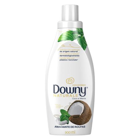 Amaciante de roupa concentrado coco e menta downy naturals
