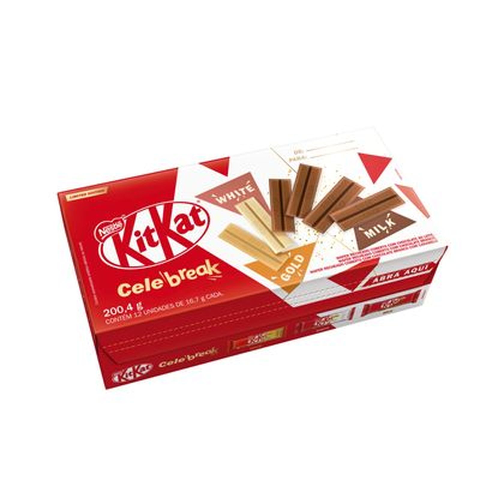 Chocolate Nestlé Kitkat Celebreak Sortidos 185,6g | Supermercado