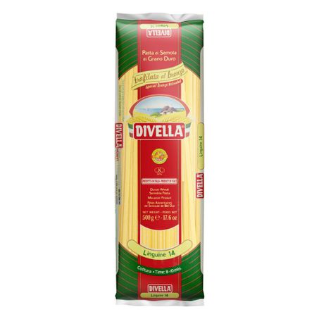 MACARRÃO  DIVELLA LINGUINE BRONZO 500G