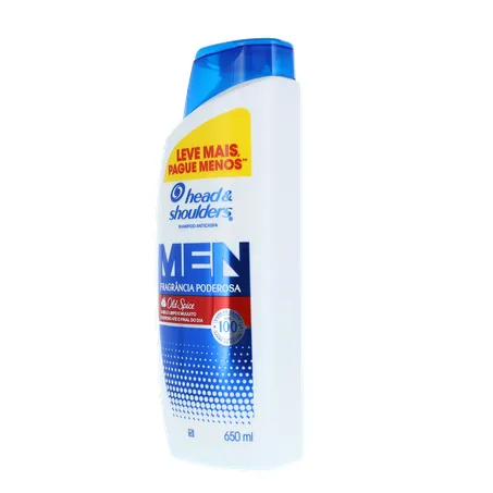 Shampoo Anticaspa Head & Shoulders Fragrância Poderosa Frasco 650ml 360-4