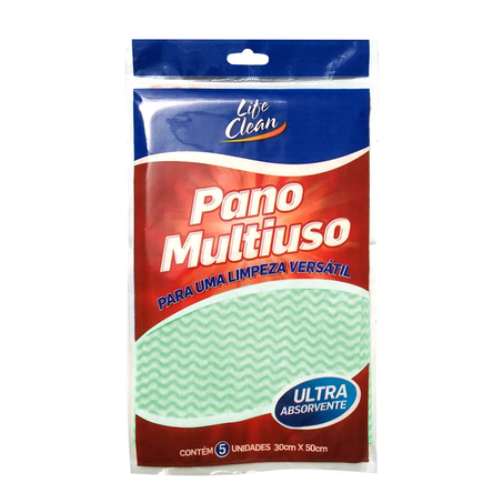 PANO MULTIUSO LIFECLEAN VERDE 5UN