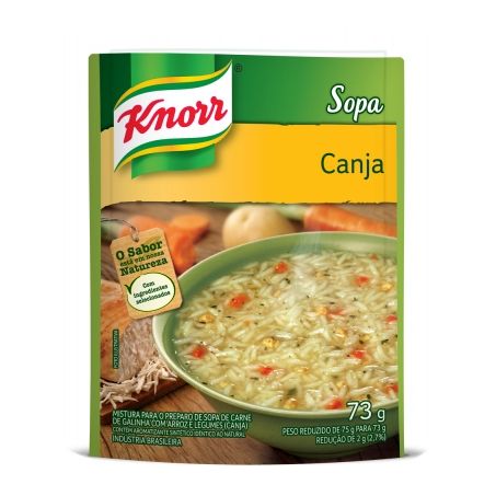 SOPA CANJA KNORR 73GR GALINHA E ARROZ