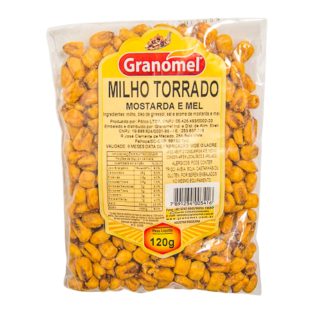 MILHO TORRADO GRANOMEL MOSTARDA E MEL